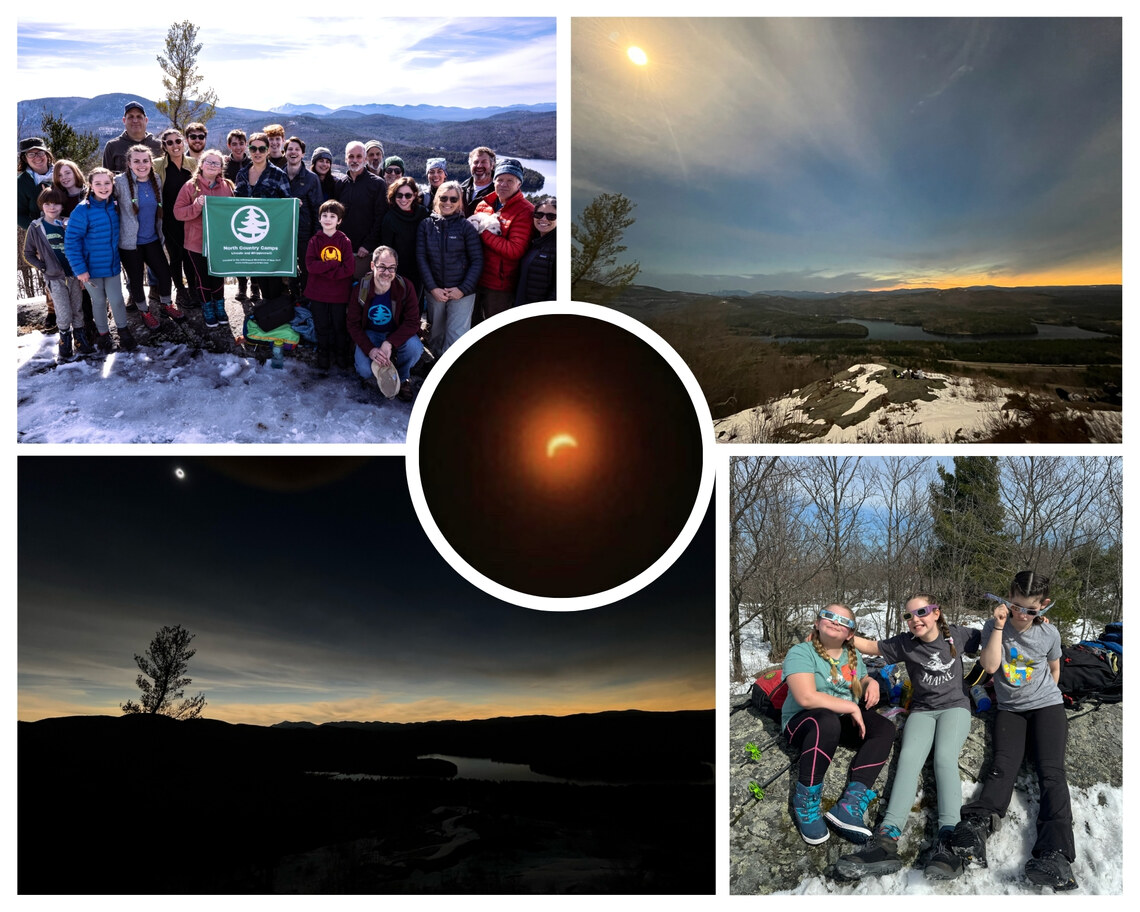 Pictures of Solar Eclipse from the top of a mountain